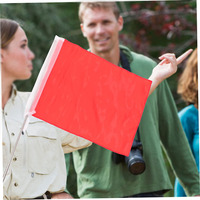 Drapeau de guidage personnalisé haute visibilité, léger, portable, avec mât télescopique en aluminium, impression numérique polyester, marque Ronning Tour