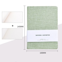 Carnet de notes A6 mignon et classique, couverture rigide en tissu, reliure cousue, pour sublimation, idéal pour le bureau, l'école et les étudiants, papeterie épaisse