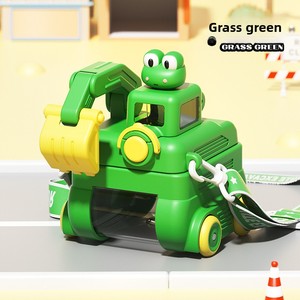 JWH OEM高美学价值挖掘机塑料水瓶大容量卡通设计学生户外活动 - Product Image 6