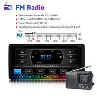 Reproductor de Radio para Auto con Pantalla Táctil Portátil de 12.3 Pulgadas, Android 7.1, 2DIN, CarPlay, DSP, Cámara 360, GPS Integrado, Pantalla IPS, Mirror Link, TV