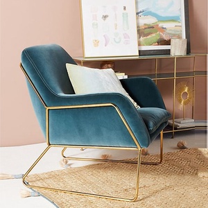 Meubles modernes, <span class=keywords><strong>fauteuil</strong></span> à cadre métallique, canapé-<span class=keywords><strong>fauteuil</strong></span> une place - Product Image 2