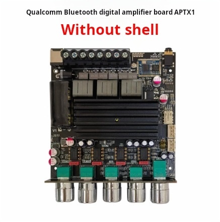 APTX1 Qualcomm BT Digital Power Amplifier 2.1 Channel 100Wx2+200W Subwoofer QCC3034+TPA3221 Module with Treble and Bass Control