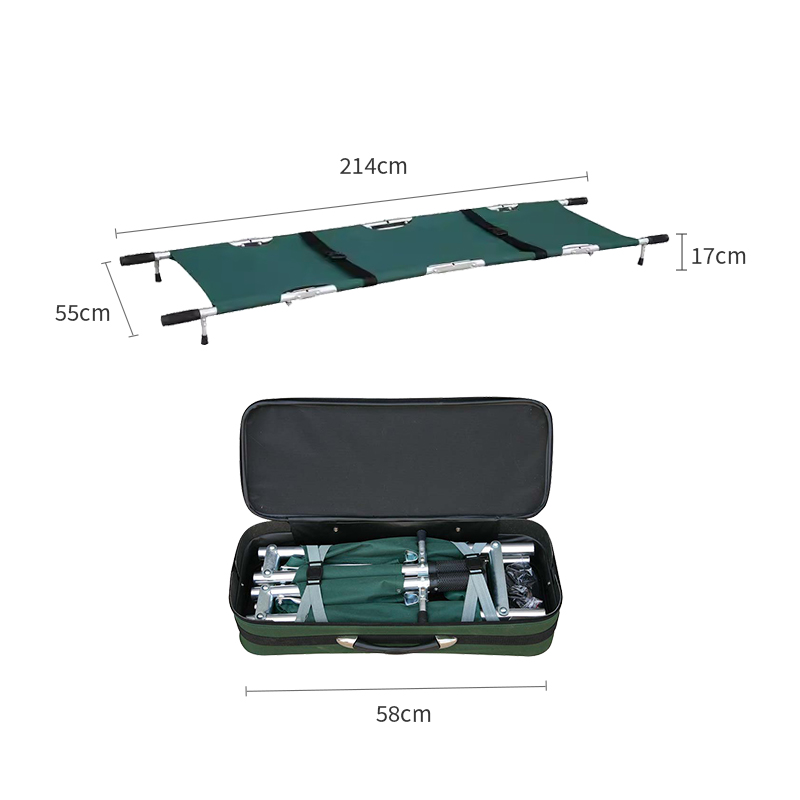 MN-AS024 Medical Furniture Emergency Medical Fold Stretcher