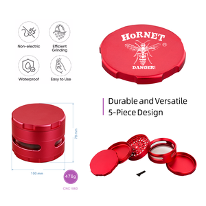 2026 New <b>Herb</b> & Spice Tools Wholesale Tobacco Leafs Shredder Aluminum Smoking Accessories Metal Manual <b>Herb</b> <b>Grinder</b> Machine - Product Image 2