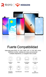 Cargador Lightning con Pantalla Digital de 6 Puertos RELIFE RL-304P, Carga Rápida de 3A, Protocolo PD QC, Conexión Inteligente <span class=keywords><strong>para</strong></span> Múltiples Dispositivos - Product Image 6
