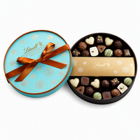 Boîte-cadeau ronde en carton écologique de qualité alimentaire personnalisée pour l'emballage de chocolats et de bonbons en gros