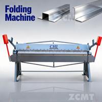 Machine à cintrer les tôles, plieuse manuelle pour conduits HVAC, machine à plier les bords de tôles, machine à conduits carrés