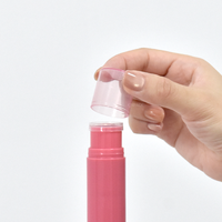 Flacon vide multifonctionnel à double compartiment en plastique pour baume à lèvres et fond de teint en stick, pour l'emballage de produits de soin personnel