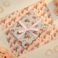 Kertas Tisu Warna Kustom untuk Pembungkus Buket Bunga, Kemasan Kusut Ramah Lingkungan, Pelapis Dalam, Pembungkus Kado, Florist 50x70cm