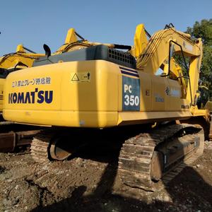 Excavatrice sur chenilles d'occasion Komatsu Pc350-7 PC350, vente en gros d'équipements de construction d'occasion, excavatrice PC300 PC300-7 hydraulique - Product Image 2