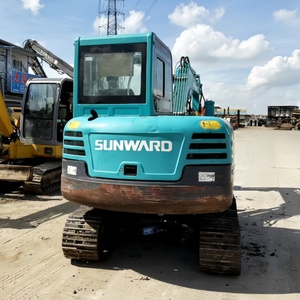 Mini-excavatrice de 6 tonnes SWE60E, excavatrice sur chenilles, excavatrice d'occasion de haute qualité - Product Image 3