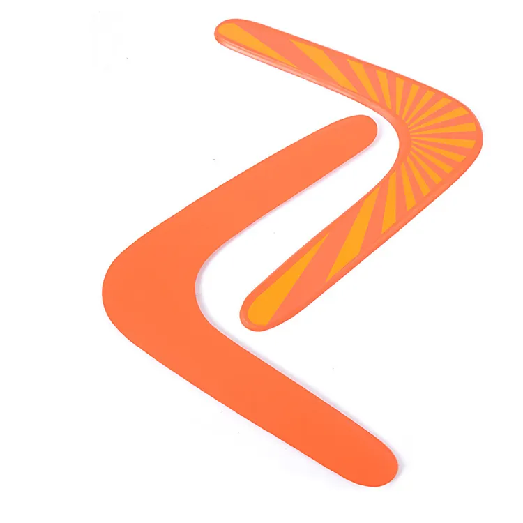 2022 Agreat Wholesale Boomerang Wood Flying Toys For Children Outdoor Sport Game Bumerang Windstick Returning Saucer