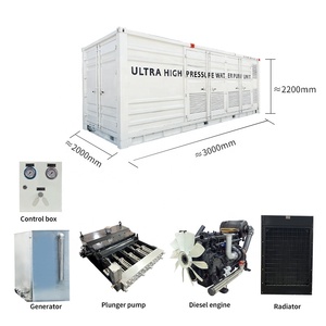 Ultrahochdruck-Wasserstrahl maschine Automatische Kaltwasser-Boots reinigung zur Rosten tfernung - Product Image 2