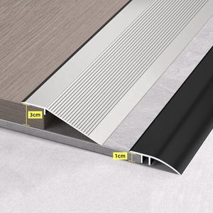 Tùy chỉnh Sàn Nhôm chuyển tiếp ngưỡng Dải thảm sử dụng cho gạch dốc cửa và ván gỗ trong trang trí - Product Image 1