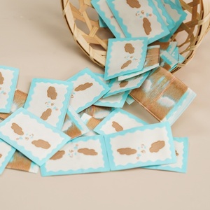 Tùy Chỉnh Mật Độ Cao Damask Dệt Dệt Nhãn Tag End Gấp Thương Hiệu Tư Nhân Màu Đen May Tag Logo - Product Image 6