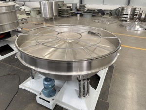 304 Stainless Steel Food Grade Pvc Powder Sugar Oilseed Nut Millet Processing Milk Powder Mica Multideck Sieving <strong>Machine</strong> - Product Image 5