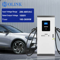 Estación de Carga Comercial para Vehículos Eléctricos OLINK de 160KW, 180KW, 240KW, 320KW con Doble Conector, Sistema de Precio por Unidad, Cargador de CC Impermeable IP54