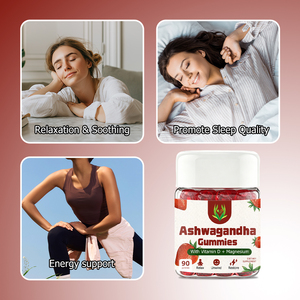 OEM Private Label Ashwagandha <b>Gummies</b> Dietary Supplement with Ashwagandha Root Extract Promote Sleep Quality <b>Gummies</b> - Product Image 5