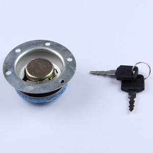 Bouchon de remplissage de carburant avec serrure, 6 trous ronds en métal pour groupe électrogène, numéro de pièce AL046 - Product Image 2