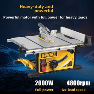   Scie à <span class=keywords><strong>table</strong></span> DWE7492 2000W 250mm, coupe 77mm, déplacement latéral 825mm, guide à crémaillère - Product Image 4
