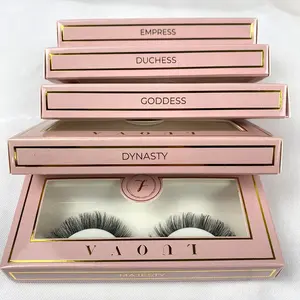 B01 Groothandel Custom Valse Wimper Verpakking Custom Lash Box Lashes3d Groothandel Leverancier Lash Verpakking Luxe Verpakking