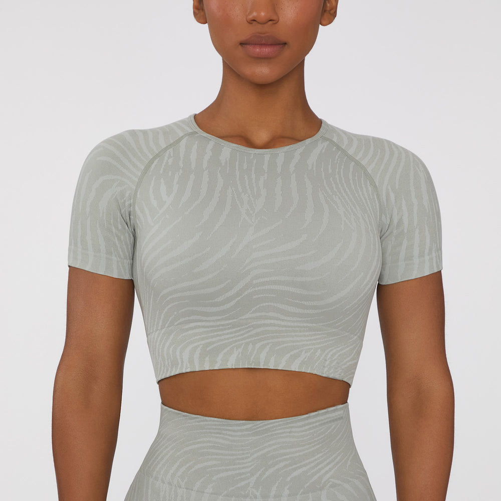 Gray short sleeve
