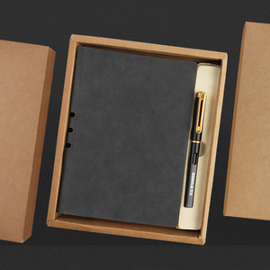 <strong>Small</strong> MOQ Notebooks Customizable Logo Luxury Corporate Gift Business Notebook Journal Set Box with Pen - Product Image 2