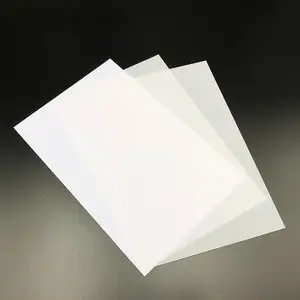 tintenstrahldruck nicht laminierter weißer kunststoff-visitenkarte a4 leer pvc-id-karte blatt material 200 * 300 mm 760 mi