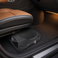 Subwoofer actif pour voiture Zeming de 10 pouces, à installer sous le siège, avec amplificateur 24V à bobine simple, 150W RMS