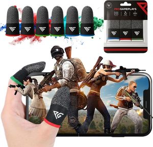Estas Fundas para Dedos de Fibra Plateada de Grado Esports con Alto Contenido de Plata son Adecuadas para Juegos como PUBG y AOV. - Product Image 1