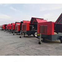 Sollant 13/20 Bar 350cfm compresseur portable diesel compresseur remorquable diesel alimenté pour les plates-formes de forage et le minage