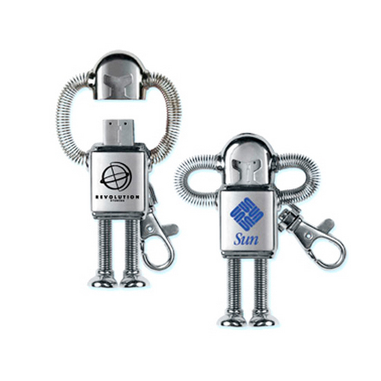Gitra Bulk Robot Shape Metal USB Stick 2.0 4GB 8GB USB Flash Drive Metal Heavy Pen Drive 16GB 32GB 64GB 128GB