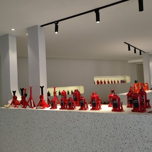 Grande bouteille en acier hydraulique de couleur rouge <span class=keywords><strong>Cric</strong></span> de voiture 2t-100t <span class=keywords><strong>3</strong></span> <span class=keywords><strong>tonnes</strong></span> Outils de levage Jacking Vente chaude - Product Image 6