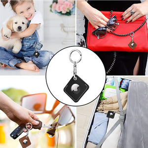 Cho thẻ không khí phụ kiện trường hợp bảo vệ cho Apple airtags thông minh <span class=keywords><strong>Silicone</strong></span> Keychain treo vòng - Product Image 6