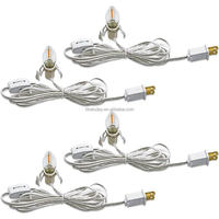 Échantillon de douilles LED miniatures C7 C9 pour ampoules, avec câble en cuivre, connecteurs mâles et femelles, clips d'installation, ampoules étoile
