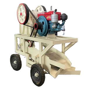 Concasseur à mâchoires de haute qualité 1730x1730x1630mm avec moteur AC, capacité max. 20t/h, pour applications sur pierre, granulométrie personnalisable - Product Image 1