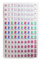 Jeu de Mahjong Américain de Luxe Portable 3 Couches 160 Tuiles en Acrylique Orange Nacré Flamingo Paradise – Édition Designer pour un Divertissement Haut de Gamme