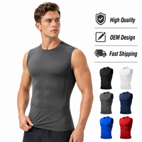 Débardeur Homme Personnalisé avec Logo Imprimé, Léger, Séchage Rapide, Respirant, pour Gym et Fitness, Vêtement de Sport, Service OEM ODM, Débardeur Premium