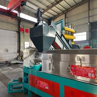 Usine complète de recyclage de bouteilles PET/PA/PC/PPR/EPS haute capacité : broyeur + laveuse + granulateur + ligne de pelletisation