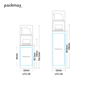 Portable PET 30ml/50ml lotion & serum refillable <b>bottles</b>-cosmetic packaging - Product Image 5