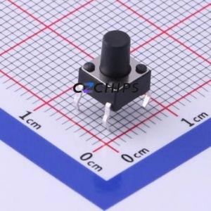 UK-B0202-G8-250 Tactile Switch Through hole Component (THT) Switch Single Pole Single Throw Round Button 2.5N Through Hole - Product Image 1