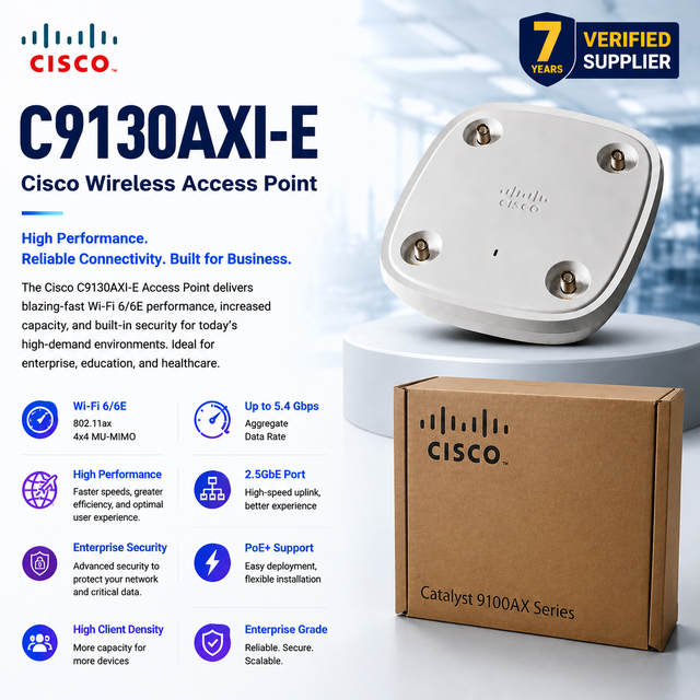 C9130AXI-E Cisco Enterprise Wireless Access Point with 4x4 MIMO