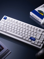 Akko Blue on White ISO Spare Keycap 49-key PBT Double-Shot ISO Nordic Layout Keycaps