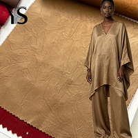 Tissu satiné double jacquard froissé imitation acétate mat pour vêtements – Vente en gros