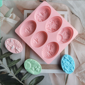 Tùy Chỉnh Xà Phòng Làm Khuôn Bánh Sô Cô La Silicone Khuôn 6 Sâu Răng Handmade Xà Phòng Khuôn Mẫu Cho Tự Chế Thủ Công Xà Phòng Khuôn - Product Image 2