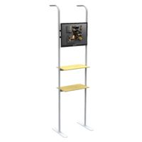 Vente directe usine : Présentoirs lumineux LED durables de haute qualité, accessoires pour stands d'exposition, supports suspendus pour arrière-plans