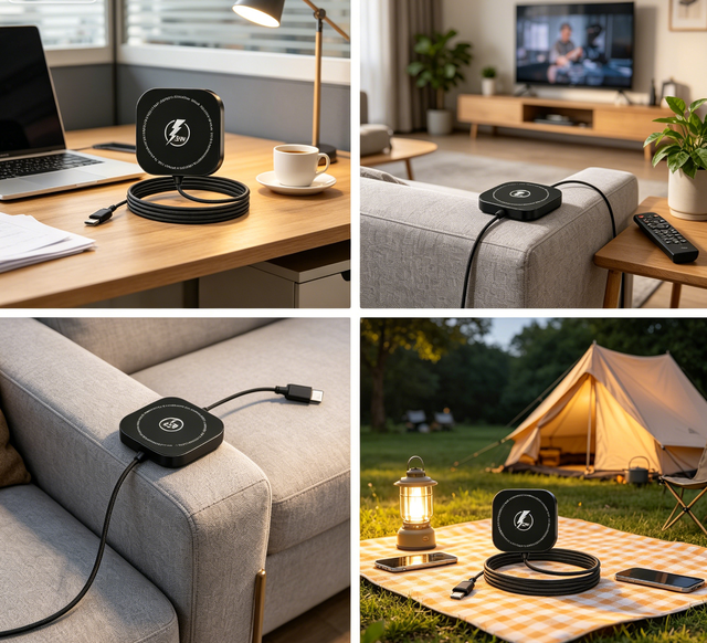 New Technology Qi2 Magnetic Wireless Charger 25w Type-c Super Fast Charging Pad
