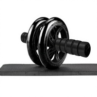 Roue abdominale en acier allié, capacité 200 kg, appareil d'exercice abdominal, renforcement du tronc, entraînement abdominal, fitness