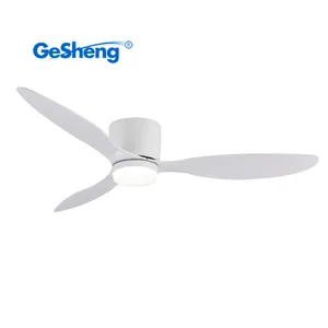 Thiết kế phương Đông cổ điển im lặng thông minh ventilador ceil Fan tuya 3 ABS Blade DC thông minh điều khiển từ xa quạt trần với ánh sáng