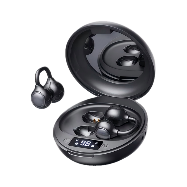 2026 New Ear Clip OWS Semi-in-Ear Wireless High Quality HIFI Earbuds Hook Touch Control Colorful Design